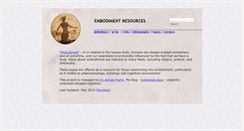 Desktop Screenshot of embodiment.org.uk